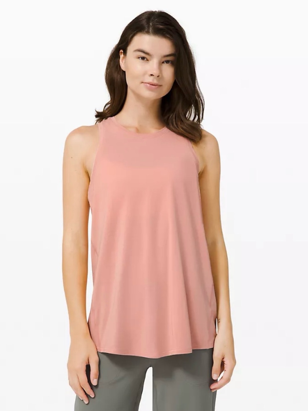 Lululemon All Tied Up Tank *Pima Cotton in Pastel Pink